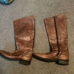 Cognac Steve Madden Riding Boot